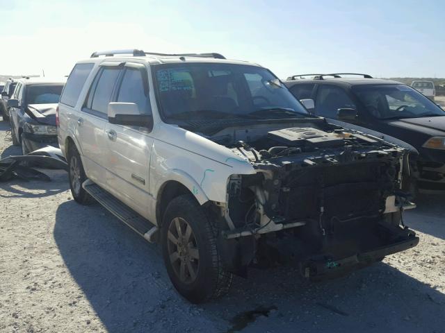 1FMFU19567LA75941 - 2007 FORD EXPEDITION WHITE photo 1