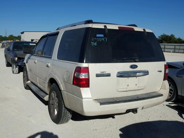 1FMFU19567LA75941 - 2007 FORD EXPEDITION WHITE photo 3