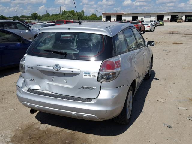 2T1KR32E25C347674 - 2005 TOYOTA COROLLA MA SILVER photo 4