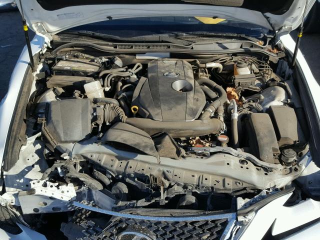 JTHBA1D29G5001635 - 2016 LEXUS IS 200T WHITE photo 7