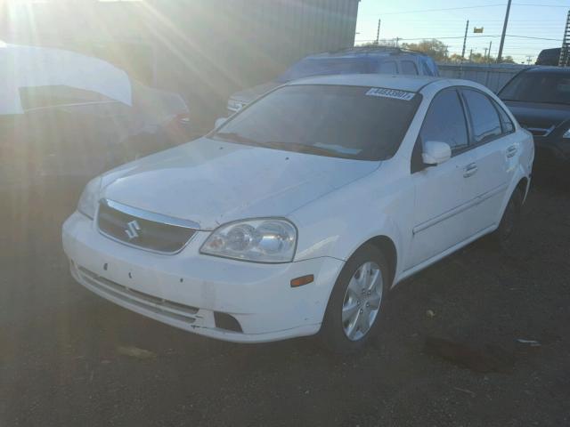 KL5JD56Z66K452789 - 2006 SUZUKI FORENZA WHITE photo 2