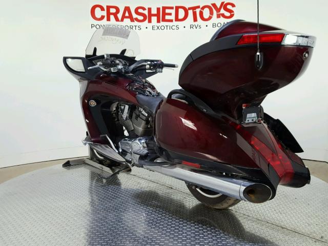 5VPSW36N3B3005952 - 2011 VICTORY MOTORCYCLES VISION TOU BURGUNDY photo 6