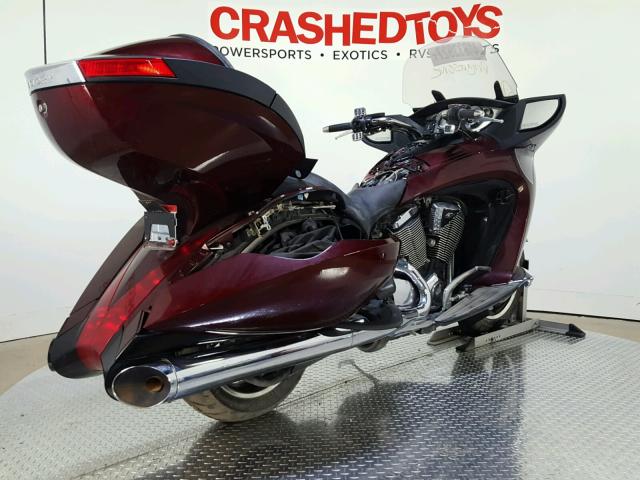 5VPSW36N3B3005952 - 2011 VICTORY MOTORCYCLES VISION TOU BURGUNDY photo 8