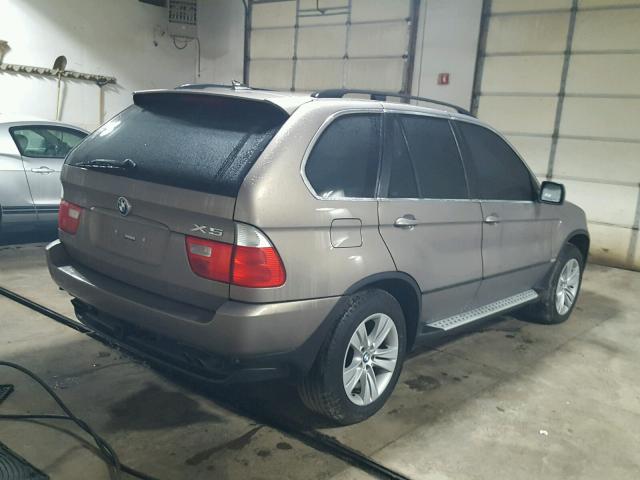 5UXFB53566LV23683 - 2006 BMW X5 TAN photo 4