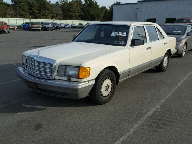 WDBCA35D6GA195483 - 1986 MERCEDES-BENZ 420 SEL WHITE photo 2