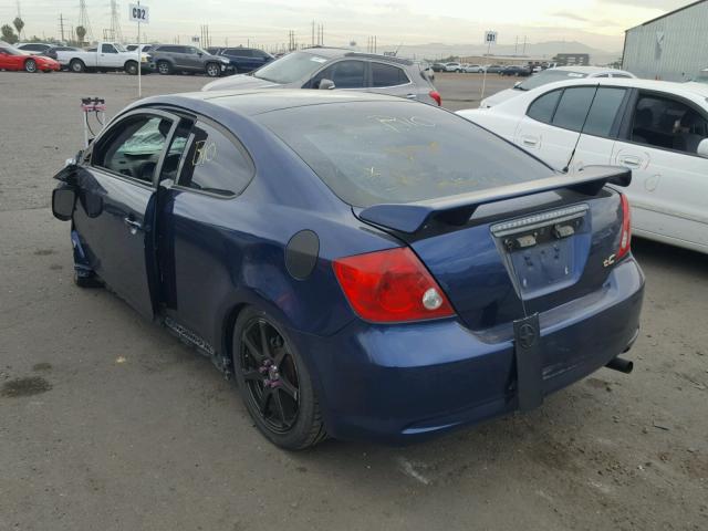 JTKDE177X50031929 - 2005 TOYOTA SCION TC BLUE photo 3