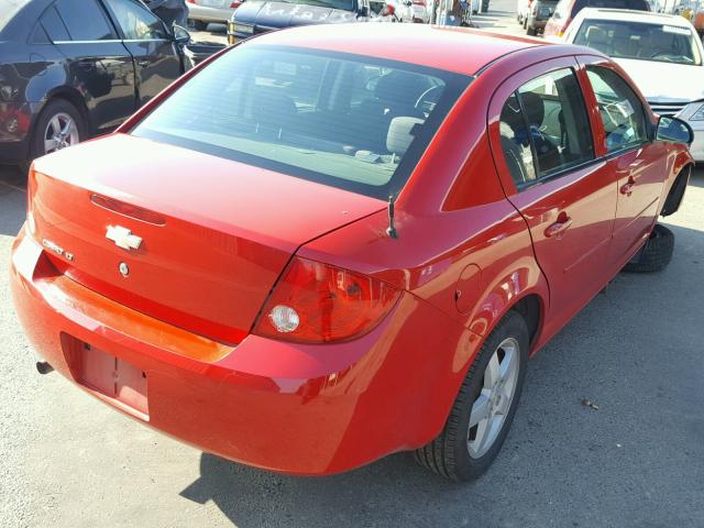 1G1AF5F50A7196803 - 2010 CHEVROLET COBALT 2LT RED photo 4