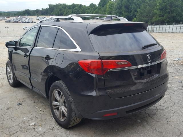 5J8TB3H38DL007467 - 2013 ACURA RDX BASE BLACK photo 3