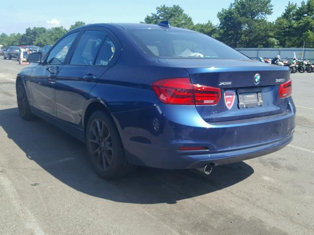 WBA8E5G52GNT94758 - 2016 BMW 320 XI BLUE photo 3