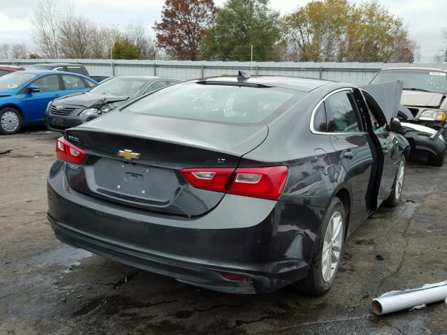 1G1ZE5STXGF322061 - 2016 CHEVROLET MALIBU LT BLACK photo 4