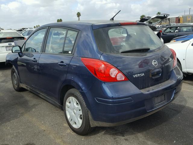 3N1BC1CP3CK228945 - 2012 NISSAN VERSA S BLUE photo 3