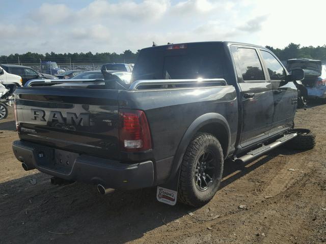 1C6RR7YT2JS122313 - 2018 RAM 1500 REBEL შავი ფოტო 4
