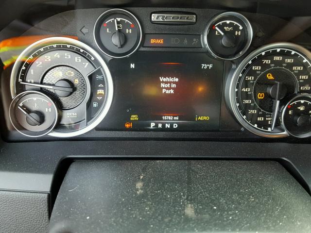 1C6RR7YT2JS122313 - 2018 RAM 1500 REBEL შავი ფოტო 8