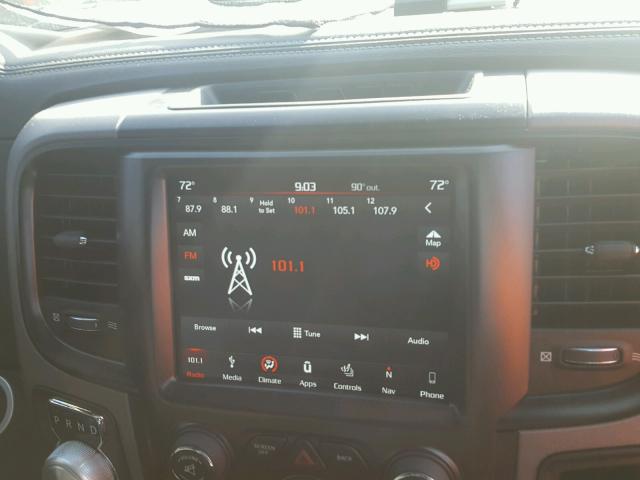 1C6RR7YT2JS122313 - 2018 RAM 1500 REBEL შავი ფოტო 9