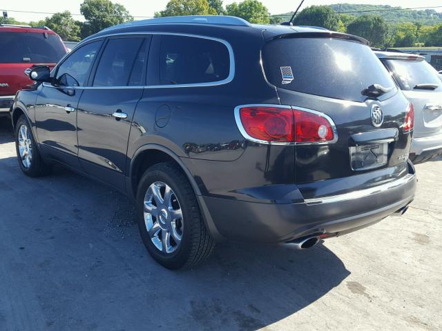 5GAEV23778J226099 - 2008 BUICK ENCLAVE CX BLACK photo 3