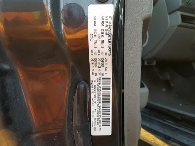 1J8HG48K36C143813 - 2006 JEEP COMMANDER შავი ფოტო 10