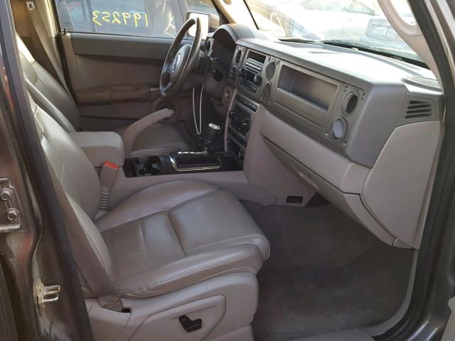 1J8HG48K36C143813 - 2006 JEEP COMMANDER შავი ფოტო 5