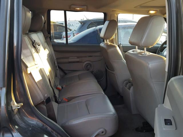 1J8HG48K36C143813 - 2006 JEEP COMMANDER შავი ფოტო 6