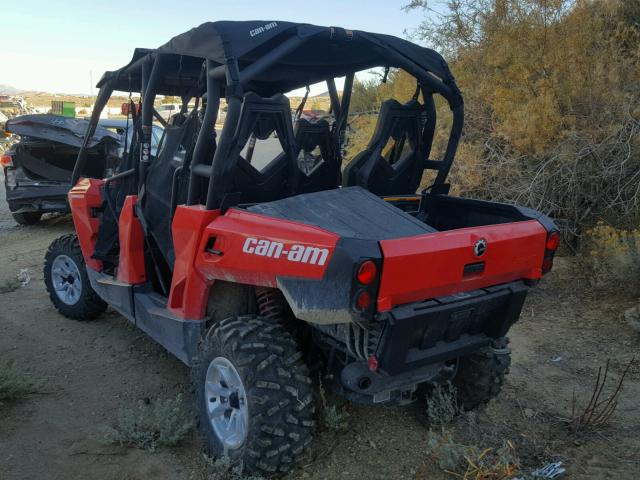 3JBKBAN25HJ000253 - 2017 CAN-AM COMMANDER RED photo 3