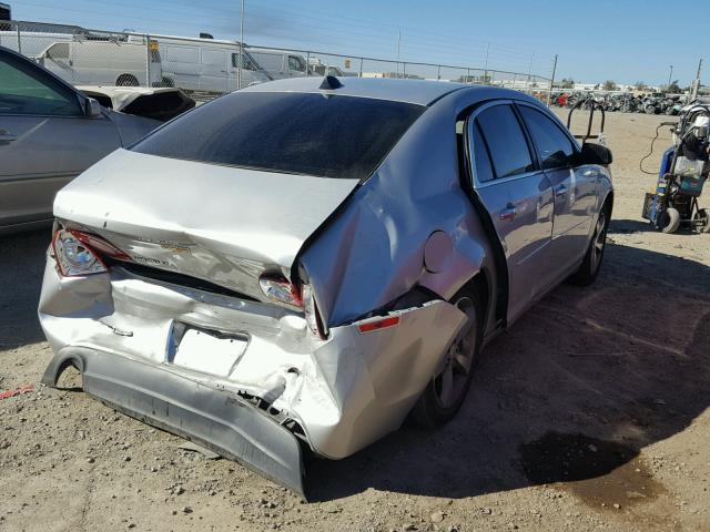 1G1ZC5E01CF104186 - 2012 CHEVROLET MALIBU 1LT SILVER photo 4