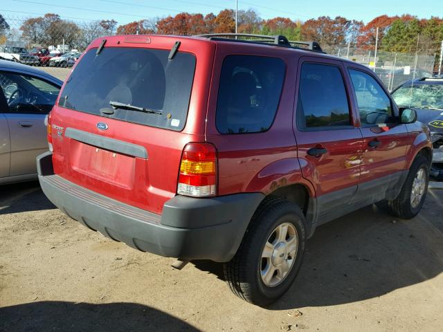 1FMYU93143KA69598 - 2003 FORD ESCAPE RED photo 4