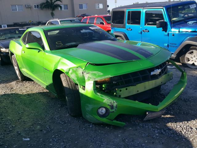 2G1FB1EVXA9211737 - 2010 CHEVROLET CAMARO GREEN photo 1