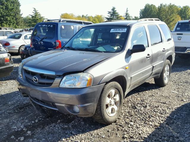 4F2CZ06124KM34143 - 2004 MAZDA TRIBUTE ES GRAY photo 2