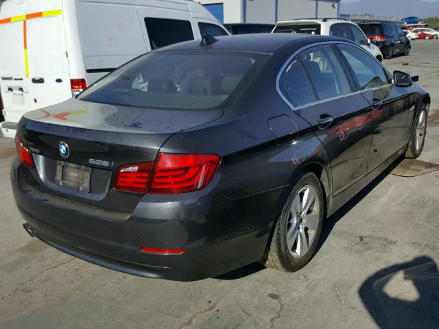 WBAXH5C55DD112039 - 2013 BMW 528 XI GRAY photo 4