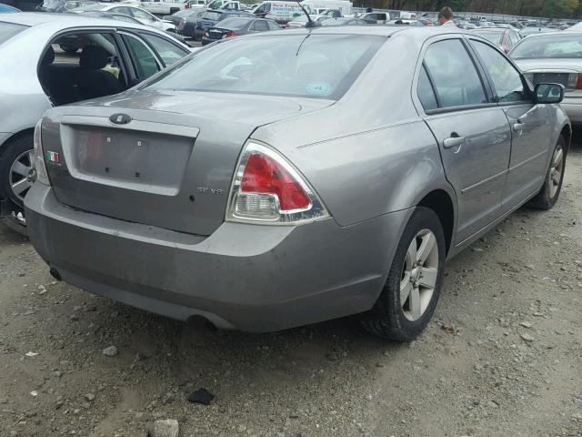 3FAHP07168R134204 - 2008 FORD FUSION SE CHARCOAL photo 4