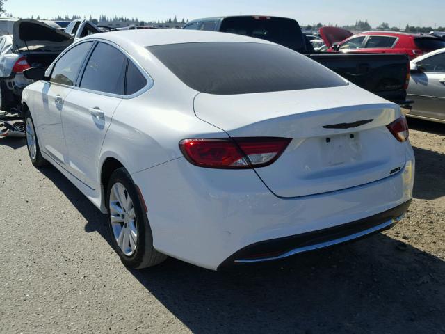 1C3CCCAB4FN635681 - 2015 CHRYSLER 200 LIMITE WHITE photo 3