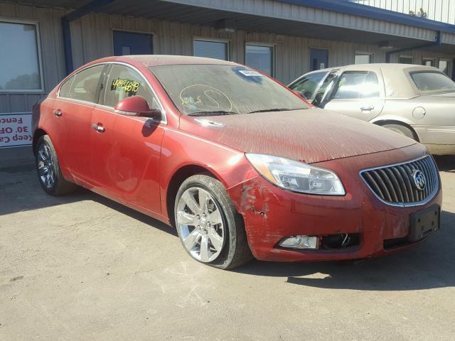 2G4GS5EV3D9132493 - 2013 BUICK REGAL PREM RED photo 1