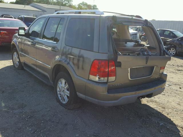 5LMEU68H93ZJ28818 - 2003 LINCOLN AVIATOR 米色 照片 3