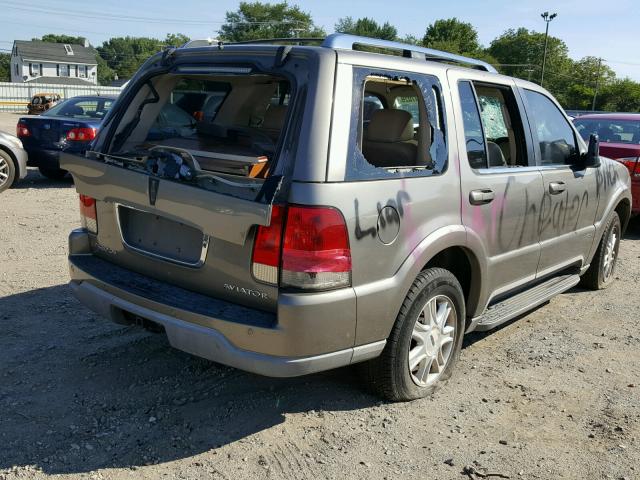 5LMEU68H93ZJ28818 - 2003 LINCOLN AVIATOR BEIGE photo 4