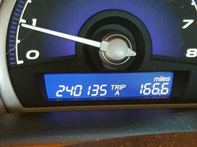 1HGFA16896L077985 - 2006 HONDA CIVIC EX BLACK photo 8