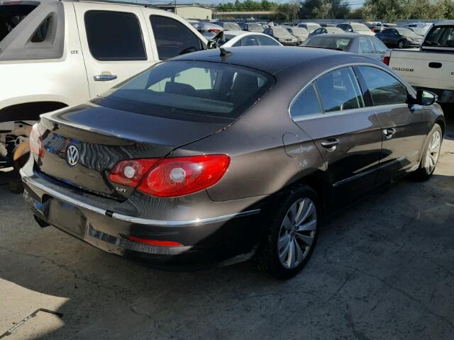 WVWMP7AN7AE544001 - 2010 VOLKSWAGEN CC BROWN photo 4