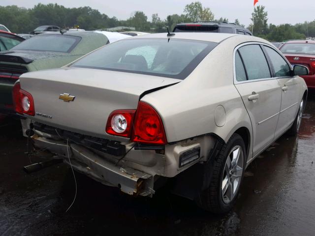 1G1ZC5EBXAF259737 - 2010 CHEVROLET MALIBU 1LT TAN photo 4