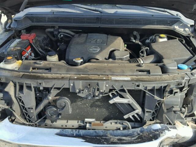 1N6BA0EC4BN305576 - 2011 NISSAN TITAN S GRAY photo 7