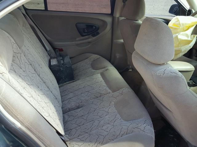 1G1NE52J116244712 - 2001 CHEVROLET MALIBU LS GREEN photo 6