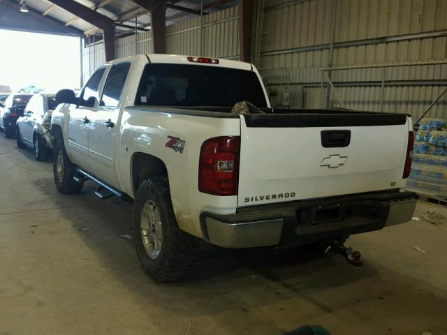 3GCPKSE77DG381390 - 2013 CHEVROLET SILVERADO WHITE photo 3