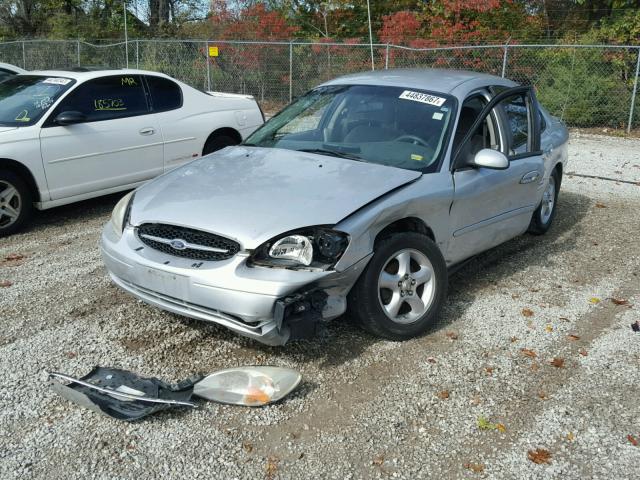 1FAFP55U7YA264777 - 2000 FORD TAURUS SES SILVER photo 2