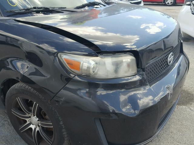 JTLZE4FE4A1102808 - 2010 TOYOTA SCION XB Negro foto 9