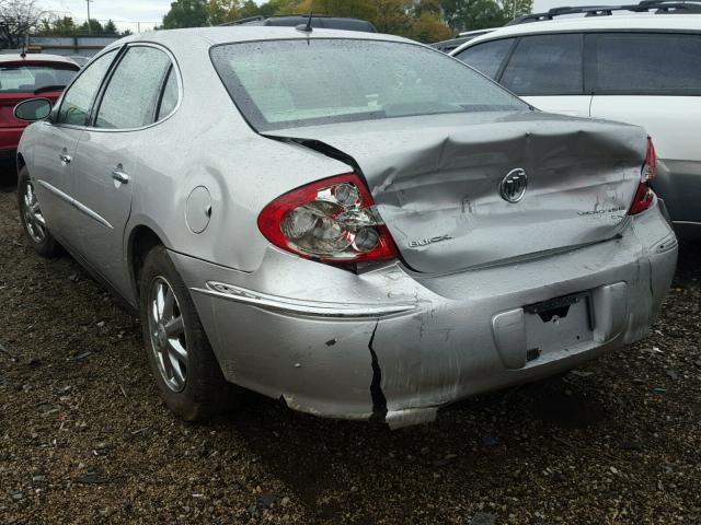 2G4WC582481342096 - 2008 BUICK LACROSSE C SILVER photo 3