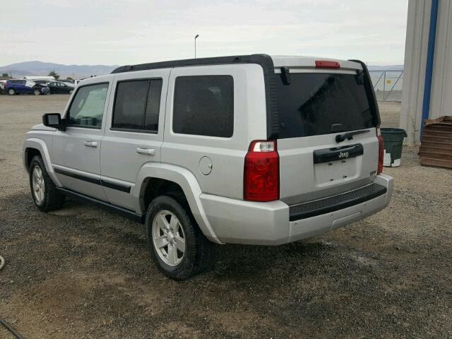 1J8HH48P67C655270 - 2007 JEEP COMMANDER 银色 照片 3