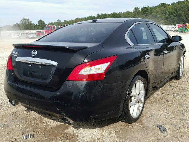 1N4AA51E19C850830 - 2009 NISSAN MAXIMA BLACK photo 4