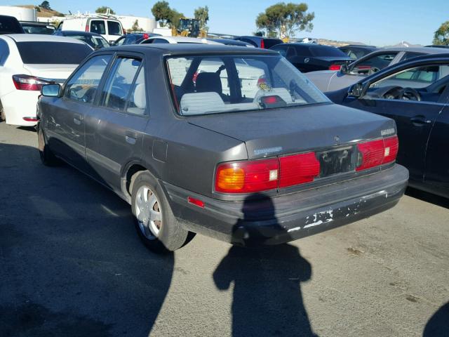 JM1BG2243P0652248 - 1993 MAZDA PROTEGE DX GRAY photo 3