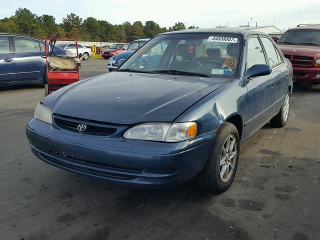 2T1BR18E9WC078120 - 1998 TOYOTA COROLLA BLUE photo 2