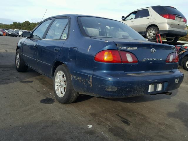 2T1BR18E9WC078120 - 1998 TOYOTA COROLLA BLUE photo 3