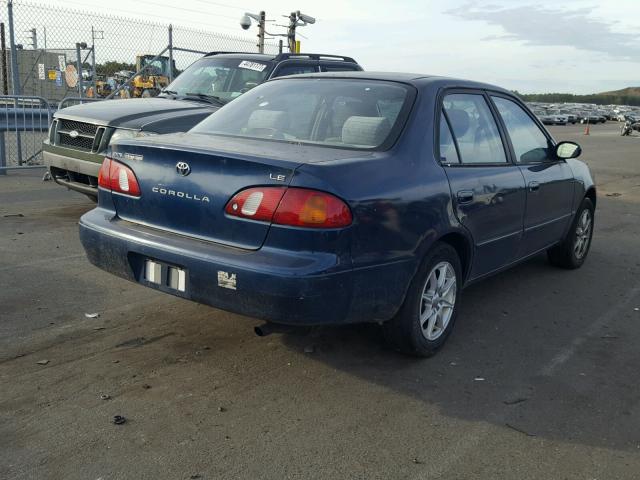 2T1BR18E9WC078120 - 1998 TOYOTA COROLLA BLUE photo 4