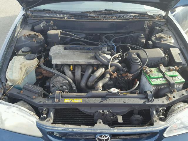 2T1BR18E9WC078120 - 1998 TOYOTA COROLLA BLUE photo 7