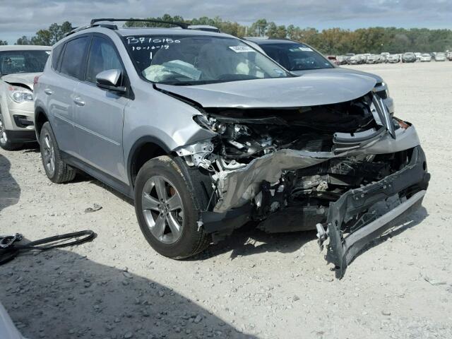JTMWFREV2FD065662 - 2015 TOYOTA RAV4 XLE SILVER photo 1